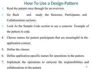 1-unit .How Design Patterns Solve Design Problems | PPT