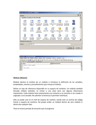 Variables y arreglos en .Net