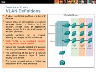 Vlans Guide vlans and what is it in CCNA Student Guide | PPTX