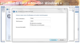 Vpn Host to Host « Solution Windows »
1-Serveur2-Client
 