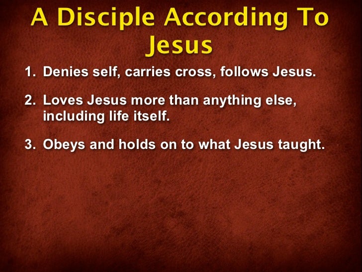 1. What Does It Mean to be a Disciple of Jesus? Keynote