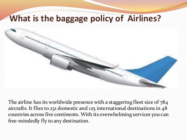 united airlines international baggage policy
