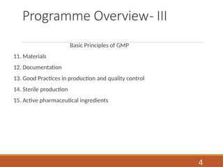 1 - WHO Basic Training Modules on GMP - INTRODUCTION TO COURSE.pptx