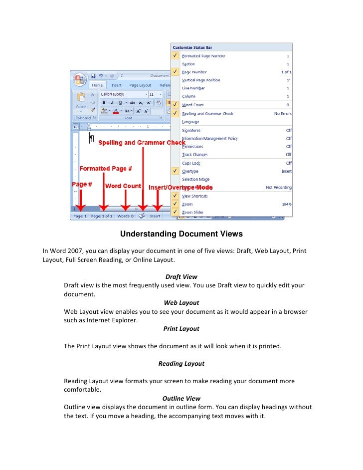 Draft view in word 2007 lclasopa
