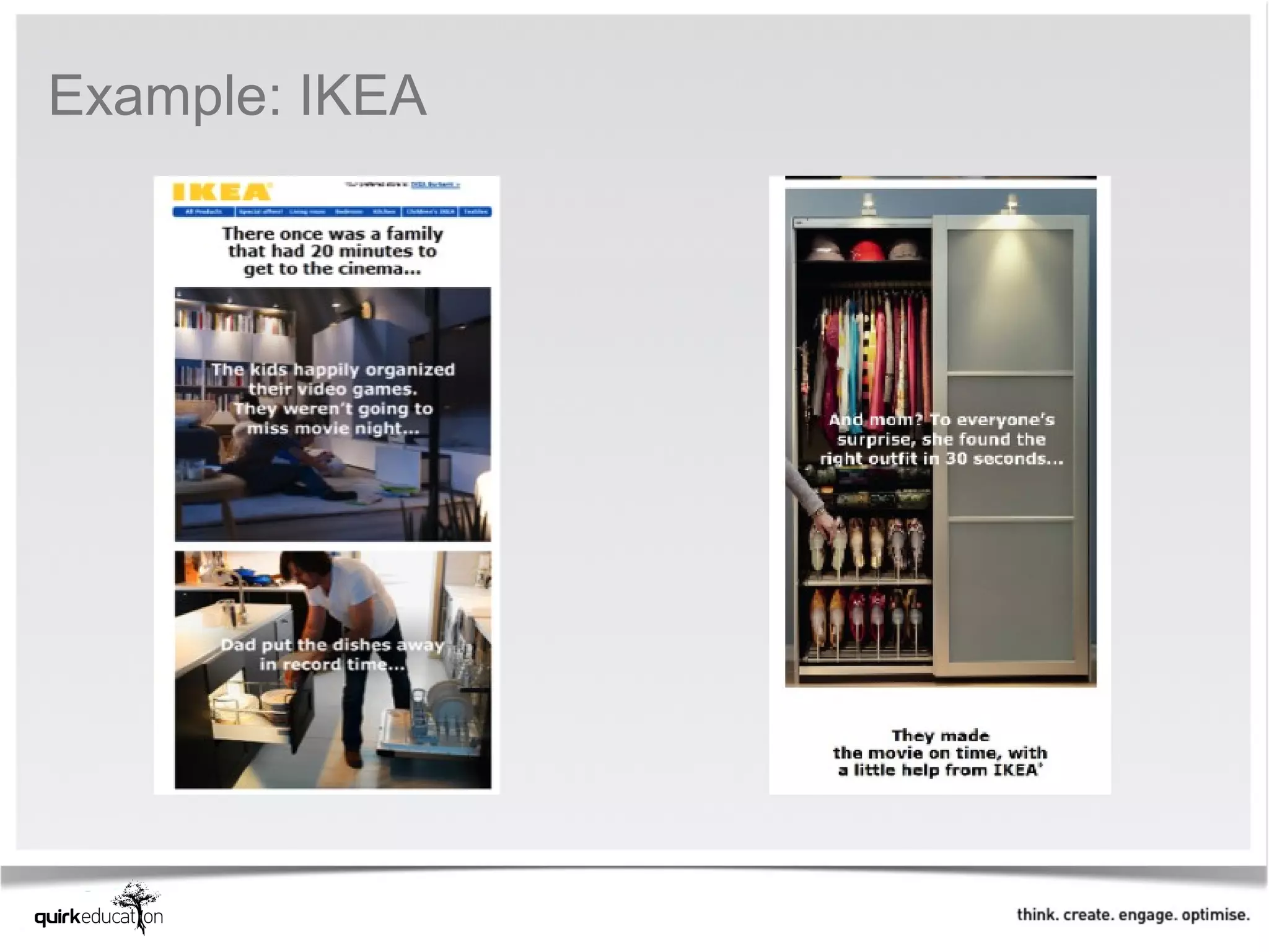 Example: IKEA
 