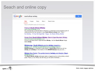 Seach and online copy
 