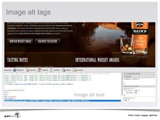 Image alt tags
 