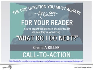 http://lorirtaylor.com/the-one-question-you-must-always-answer-for-your-reader-infographic/
 