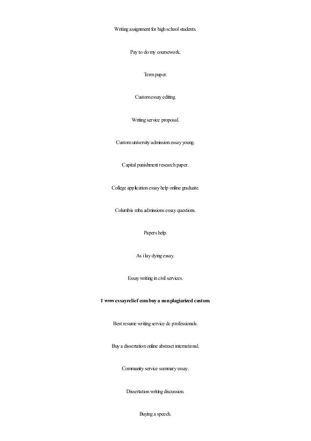 Buy % Non-Plagiarism Essays | Buy Custom Essays Online