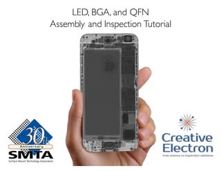 www.creativeelectron.com
LED, BGA, and QFN
Assembly and Inspection Tutorial
 