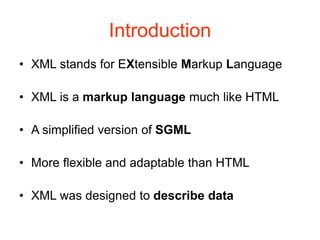 1 xml fundamentals | PPT