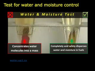 w a t e r. x p 3 . c a
Test for water and moisture control
 