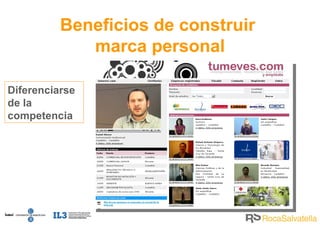 Beneficios de construir  marca personal Diferenciarse de la competencia 