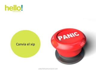 www.hellocomunicacion.com Canvia el xip 