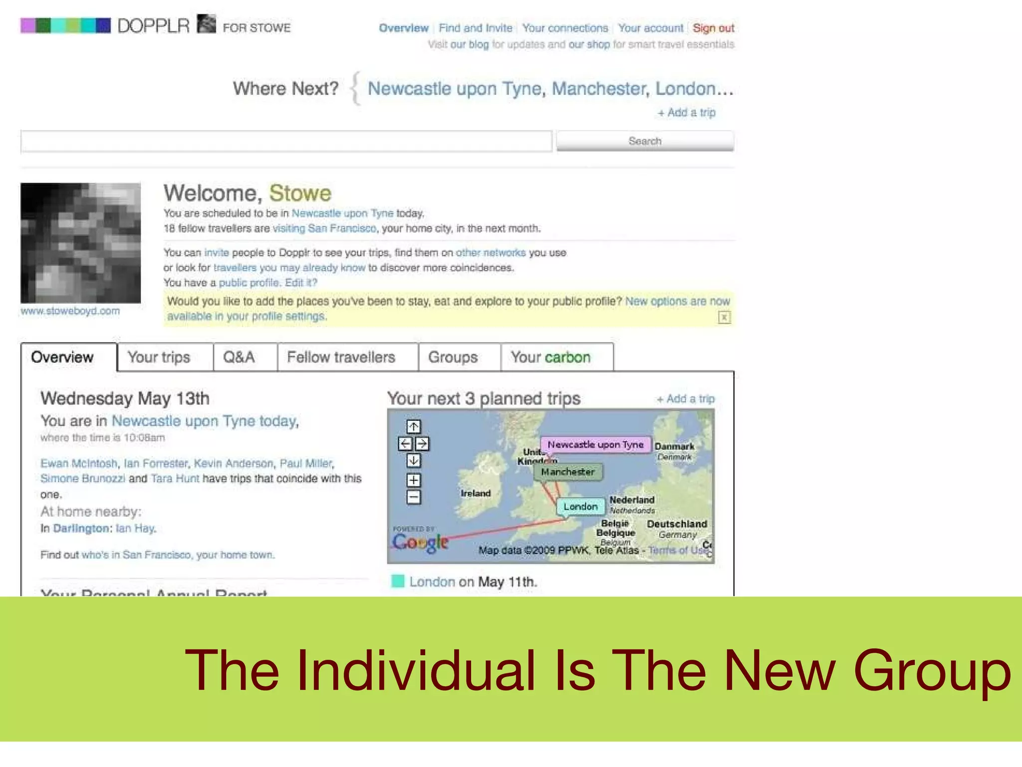 The Individual Is The New Group 