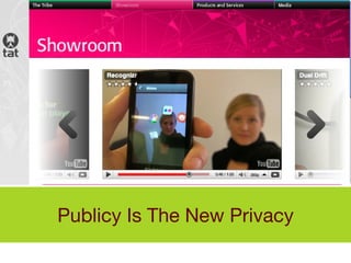 Publicy Is The New Privacy 