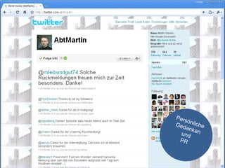 Persönliche Gedanken und PR 