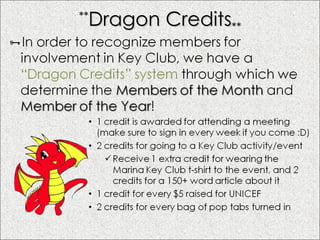 ** Dragon Credits ** 