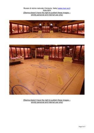Museo di storia naturale (Venezia, Italia) www.msn.ve.it
                       Sala B04
(Skema doesn’t have the right to publish these images –
        strictly personal and internal use only)




(Skema doesn’t have the right to publish these images –
        strictly personal and internal use only)




                                                           Page 5 of 7
 