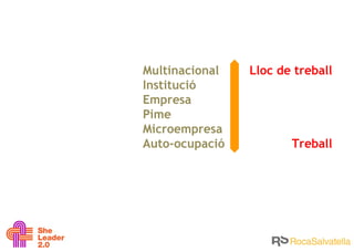 Lloc de treball Treball Multinacional Institució Empresa Pime Microempresa Auto-ocupació 