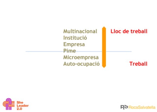 Lloc de treball Treball Multinacional Institució Empresa Pime Microempresa Auto-ocupació 