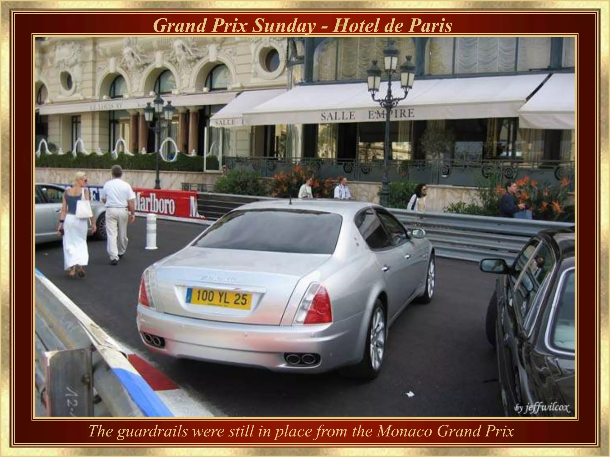 Grand Prix Sunday - Hotel de Paris




The guardrails were still in place from the Monaco Grand Prix
 