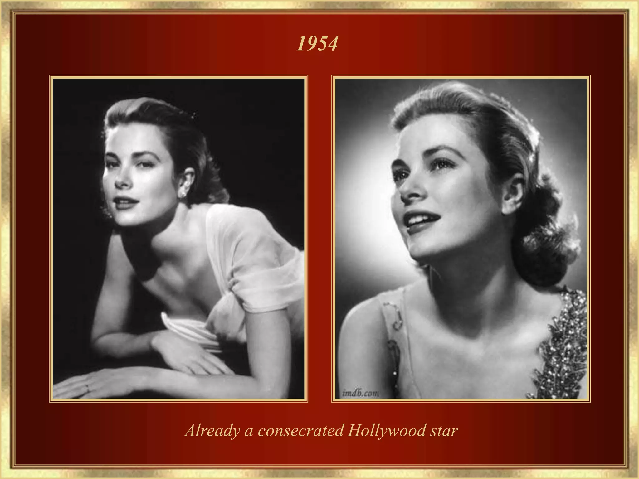 1954




Already a consecrated Hollywood star
 