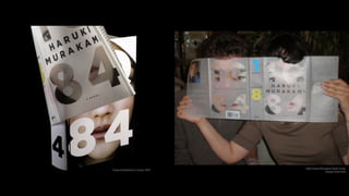 Chipp Kidd/Alfred A. Knopf, NPR
1Q84 Haruki Murakami Book Cover
Design Chip Kidd
 