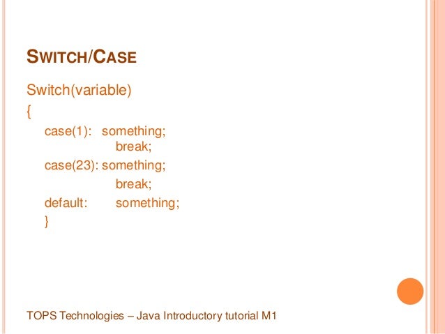 base switch case java base switch case java