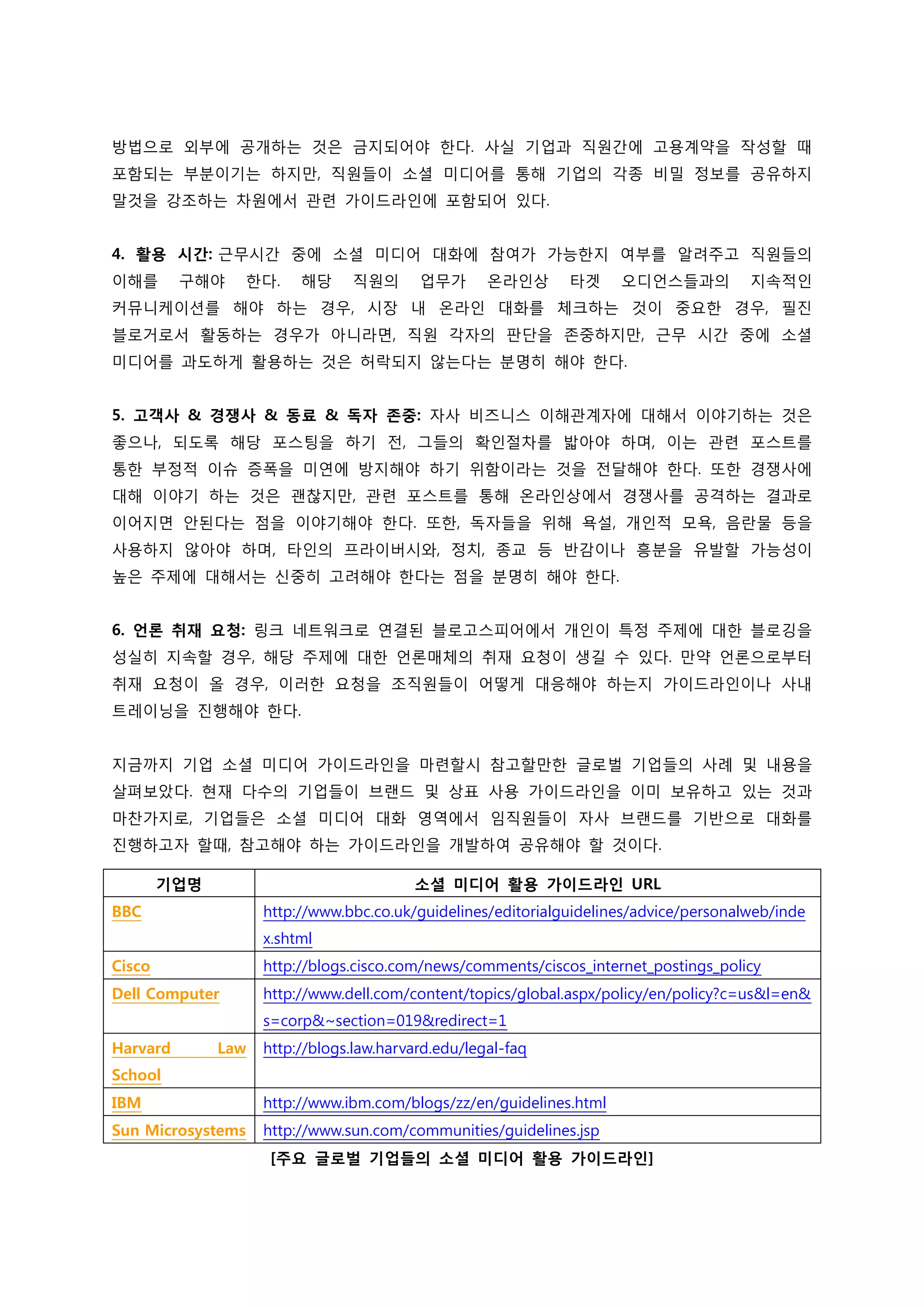 social media conversation guideline