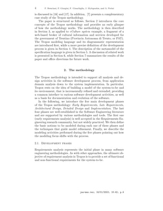 Èº   Ö ×
   Ò ¸ Èº   ÓÖ    Ò ¸   º   ÙÒ
   Ð   ¸ Âº ÅÝÐÓÔÓÙÐÓ×¸   Ò   º È Ö Ò



 × ×
Ù×× Ò ½ ℄ Ò ½ ℄º ÁÒ          Ø ÓÒ¸ ℄ ÔÖ × ÒØ× 
ÓÑÔÐ Ñ ÒØ ÖÝ

 × ×ØÙ Ý Ó Ø ÌÖÓÔÓ× Ñ Ø Ó ÓÐÓ Ýº
    Ì Ô Ô Ö × ×ØÖÙ
ØÙÖ      × ÓÐÐÓÛ×º Ë 
Ø ÓÒ ¾ ÒØÖÓ Ù
 × Ø 
ÓÖ

ÓÒ
 ÔØ× Ó Ø ÌÖÓÔÓ× Ñ Ø Ó ÓÐÓ Ý Ò ÔÖÓÚ × Ò ÖÐÝ Ð ÑÔ×
Ó ÓÛ Ø Ñ Ø Ó ÓÐÓ Ý ÛÓÖ ×º Ì Ñ Ø Ó ÓÐÓ Ý × Ø Ò ×
Ö
 Ò Ë 
Ø ÓÒ ¿¸ × ÔÔÐ ØÓ ÙÐØÙÖ ×Ý×Ø Ñ Ü ÑÔÐ ¸ Ö Ñ ÒØ Ó
Û ¹ ×        ÖÓ Ö Ó 
ÙÐØÙÖ Ð Ò ÓÖÑ Ø ÓÒ Ò × ÖÚ 
 × Ú ÐÓÔ            ÓÖ
Ø     ÓÚ ÖÒÑ ÒØ Ó ÌÖ ÒØ ÒÓ ´ÈÖÓÚ Ò
      ÙØÓÒÓÑ       ÌÖ ÒØÓ¸ ÓÖ È Ìµº
Ì ÌÖÓÔÓ× ÑÓ Ð Ò Ð Ò Ù           Ò Ø×         Ö ÑÑ Ø 
 Ö ÔÖ × ÒØ Ø ÓÒ
  Ö ÒØÖÓ Ù
 ¬Ö×Ø¸ Û Ð ÑÓÖ ÔÖ 
 × ¬Ò Ø ÓÒ Ó Ø                Ú ÐÓÔÑ ÒØ
ÔÖÓ
 ×× × Ú Ò Ò Ë 
Ø ÓÒ º Ì         ×
Ö ÔØ ÓÒ Ó Ø Ñ Ø ÑÓ Ð Ó Ø
×Ô 
 ¬
 Ø ÓÒ Ð Ò Ù   × Ú Ò Ò Ë 
Ø ÓÒ º         ×
Ù×× ÓÒ Ó Ö Ð Ø ÛÓÖ
 × ÔÖ × ÒØ Ò Ë 
Ø ÓÒ ¸ Û Ð Ë 
Ø ÓÒ ×ÙÑÑ Ö Þ × Ø Ö ×ÙÐØ× Ó Ø
Ô Ô Ö Ò Ó« Ö× Ö 
Ø ÓÒ× ÓÖ ÙØÙÖ ÛÓÖ º


                             ¾º     Ì       Ñ Ø Ó       ÓÐÓ Ý


Ì ÌÖÓÔÓ× Ñ Ø Ó ÓÐÓ Ý × ÒØ Ò              ØÓ ×ÙÔÔÓÖØ ÐÐ Ò ÐÝ× × Ò      ¹
× Ò 
Ø Ú Ø × Ò Ø ×Ó ØÛ Ö           Ú ÐÓÔÑ ÒØ ÔÖÓ
 ××¸ ÖÓÑ ÔÔÐ 
 Ø ÓÒ
  ÓÑ Ò Ò ÐÝ× × ÓÛÒ ØÓ Ø ×Ý×Ø Ñ ÑÔÐ Ñ ÒØ Ø ÓÒº ÁÒ Ô ÖØ 
ÙÐ Ö¸
ÌÖÓÔÓ× Ö ×Ø× ÓÒ Ø          Ó Ù Ð Ò ÑÓ Ð Ó Ø ×Ý×Ø Ñ¹ØÓ¹              Ò
 Ø× ÒÚ ÖÓÒÑ ÒØ¸ Ø Ø × Ò
Ö Ñ ÒØ ÐÐÝ Ö ¬Ò           Ò ÜØ Ò ¸ ÔÖÓÚ Ò
   
ÓÑÑÓÒ ÒØ Ö 
 ØÓ Ú Ö ÓÙ× ×Ó ØÛ Ö          Ú ÐÓÔÑ ÒØ 
Ø Ú Ø ×¸ × Û ÐÐ
  ×      × × ÓÖ Ó
ÙÑ ÒØ Ø ÓÒ Ò ÚÓÐÙØ ÓÒ Ó Ø ×Ó ØÛ Ö º
    ÁÒ Ø     ÓÐÐÓÛ Ò ¸ Û ÒØÖÓ Ù
 Ø ¬Ú Ñ Ò Ú ÐÓÔÑ ÒØ Ô × ×
Ó Ø ÌÖÓÔÓ× Ñ Ø Ó ÓÐÓ Ý            ÖÐÝ Ê ÕÙ Ö Ñ ÒØ×¸ Ä Ø Ê ÕÙ Ö Ñ ÒØ×¸
   Ö
 Ø 
ØÙÖ Ð     × Ò¸    Ø Ð       × Ò Ò ÁÑÔÐ Ñ ÒØ Ø ÓÒº Ì Ð ×Ø
 ÓÙÖ Ô × × Ö Û ÐÐ¹ ×Ø Ð ×          Ò Ø ËÓ ØÛ Ö Ò Ò Ö Ò Ð Ø Ö ØÙÖ
  Ò Ö ×ÙÔÔÓÖØ          Ý Ú Ö ÓÙ× Ñ Ø Ó ÓÐÓ × Ò ØÓÓÐ×º Ì ¬Ö×Ø ÓÒ
´ ÖÐÝ Ö ÕÙ Ö Ñ ÒØ× Ò ÐÝ× ×µ × Û ÐÐ 

 ÔØ Ò Ø Ê ÕÙ Ö Ñ ÒØ× Ò¹
   Ò Ö Ò Ö × Ö
 
ÓÑÑÙÒ ØÝ¸ ÙØ ÒÓØ Û ÐÝ ÔÖ 
Ø 
 º Ï Ø Ò ¬Ò
Ø      × 
 ÒÓØ ÓÒ× ØÓ     ÑÓ Ð       ÙÖ Ò     
 ÓÒ Ó Ø × Ô × × Ò
Ø Ø 
 Ò ÕÙ × Ø Ø Ù ÑÓ Ð Ö ¬Ò Ñ ÒØº Ò ÐÐÝ¸ Û                  ×
Ö Ø
ÑÓ Ð Ò 
Ø Ú Ø × Ô Ö ÓÖÑ          ÙÖ Ò Ø ¬Ú Ô × × ÔÓ ÒØ Ò ÓÙØ ÓÛ
Ø ÑÓ Ð Ò Ó
Ù× × Ø× Û Ø Ø ÔÖÓ
 ××º

¾º½º    Ú ÐÓÔÑ ÒØ Ô × ×
Ê ÕÙ Ö Ñ ÒØ× Ò ÐÝ× × Ö ÔÖ × ÒØ× Ø Ò Ø Ð Ô × Ò Ñ ÒÝ ×Ó ØÛ Ö
 Ò Ò Ö Ò Ñ Ø Ó ÓÐÓ ×º × Û Ø ÓØ Ö ÔÔÖÓ 
 ×¸ Ø ÙÐØ Ñ Ø Ó ¹
  
Ø Ú Ó Ö ÕÙ Ö Ñ ÒØ Ò ÐÝ× × Ò ÌÖÓÔÓ× × ØÓ ÔÖÓÚ  × Ø Ó ÙÒ
Ø ÓÒ Ð
 Ò ÒÓÒ¹ ÙÒ
Ø ÓÒ Ð Ö ÕÙ Ö Ñ ÒØ× ÓÖ Ø ×Ý×Ø Ñ¹ØÓ¹ º




                                                      ¹Ñ ×ºØ Ü    ½ »¼½»¾¼¼¿     ½     ¿   Ôº
 