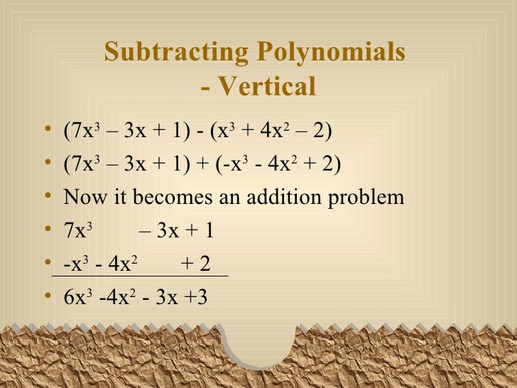 10 1 Adding Subtracting Polynomials