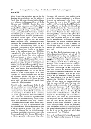 10. LTG-Sitzung am 17. Dezember 2009