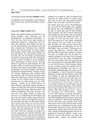 10. LTG-Sitzung am 17. Dezember 2009