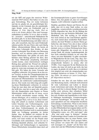 10. LTG-Sitzung am 17. Dezember 2009