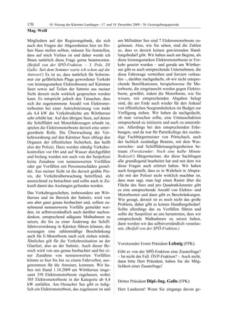 10. LTG-Sitzung am 17. Dezember 2009