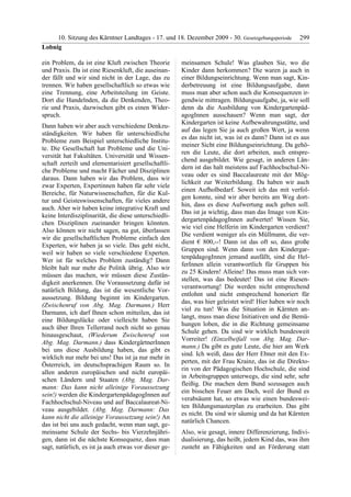 10. LTG-Sitzung am 17. Dezember 2009