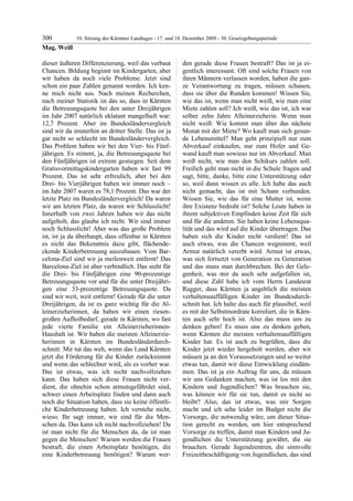 10. LTG-Sitzung am 17. Dezember 2009