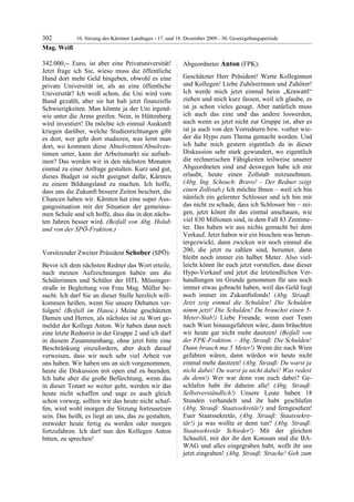 10. LTG-Sitzung am 17. Dezember 2009