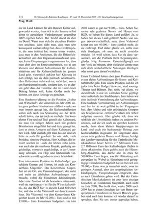 10. LTG-Sitzung am 17. Dezember 2009