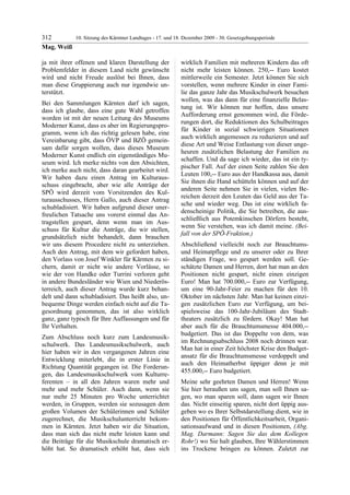 10. LTG-Sitzung am 17. Dezember 2009