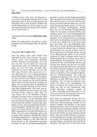 10. LTG-Sitzung am 17. Dezember 2009