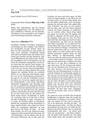 10. LTG-Sitzung am 17. Dezember 2009