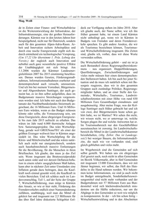 10. LTG-Sitzung am 17. Dezember 2009