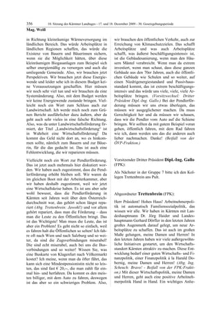 10. LTG-Sitzung am 17. Dezember 2009