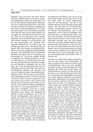 10. LTG-Sitzung am 17. Dezember 2009