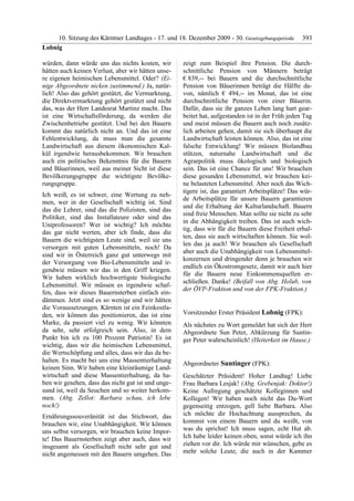 10. LTG-Sitzung am 17. Dezember 2009