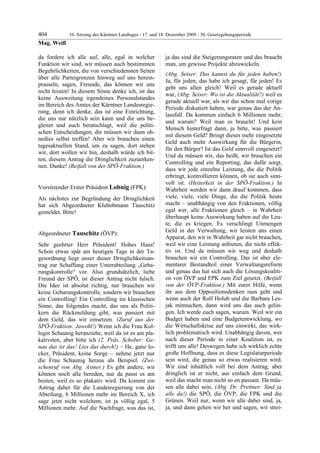 10. LTG-Sitzung am 17. Dezember 2009