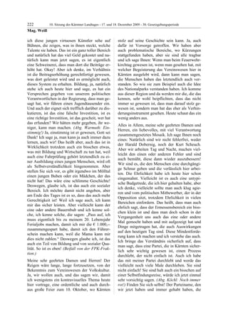 10. LTG-Sitzung am 17. Dezember 2009