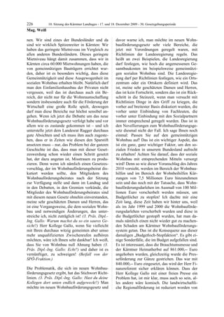 10. LTG-Sitzung am 17. Dezember 2009